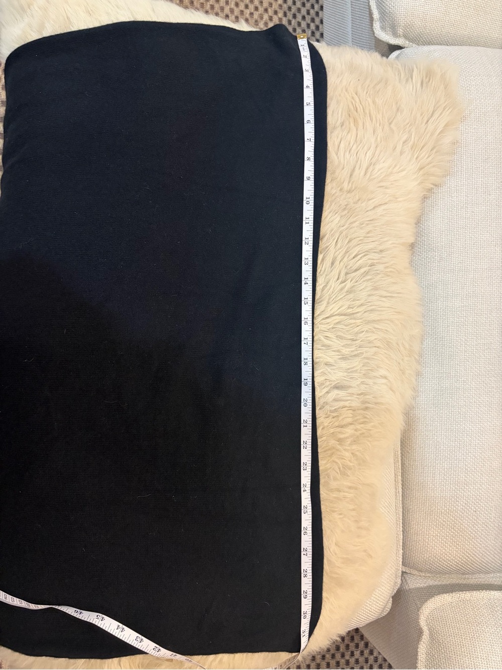 Charter Club Black Cashmere Wrap Shawl Scarf Quiet Luxury Oversized - Picture 7 of 8